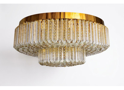 Chandelier Ceiling Light Luxury Round Pendant Lamp Gold Lights