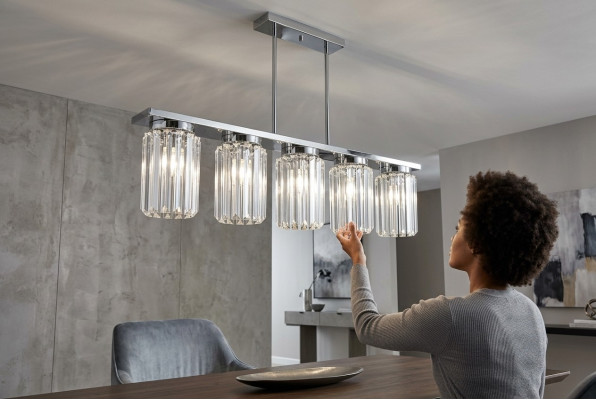 Chandelier new gray living room hanging lamp lamp pendant light decoration