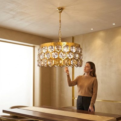 Chandelier lead crystal crystal ceiling lamp chandelier design living room