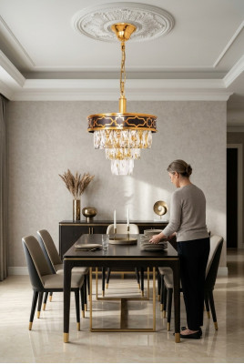 Chandelier living room lamp dining table lamp new luxury bedroom