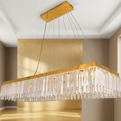 Chandelier luxury lighting lamp crystal ceiling lamp gold