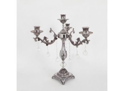 Table lamp bedside lamp light luxury table lamp living room silver