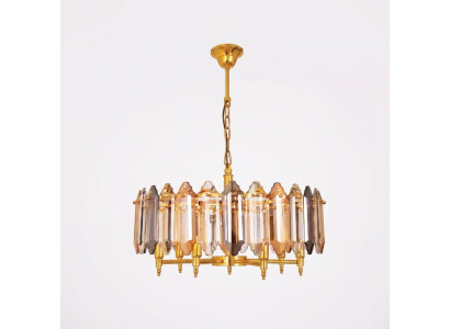 Chandelier Gold Ceiling Lamp Light Golden Hanging Lamp 60x75cm