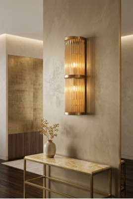 Wall lamp lights lighting lamp modern golden wall lamp