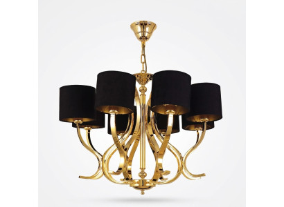 Ceiling lamp living room ceiling light fixture with black shades lamp