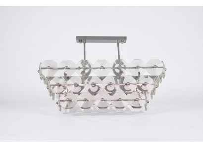 Chandelier Ceiling Lamp Lighting Living Room Silver Lamps