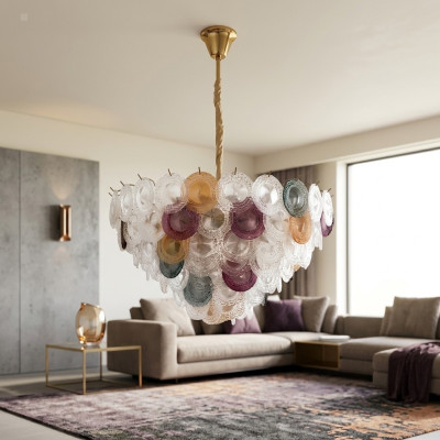 Chandelier Style Modern Ceiling Pendant Light Shade Crystal Living Room