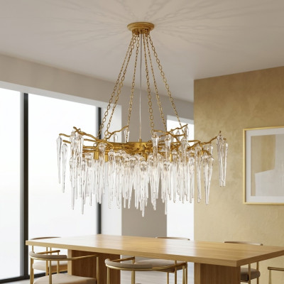 Ceiling lamp living room ceiling light crystal lamp lamp light style gold