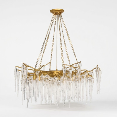 Ceiling lamp living room ceiling light crystal lamp lamp light style gold