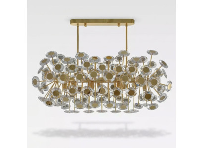 Chandelier Luxury Living Room Style Modern Bedroom Lamp Gold Fixture