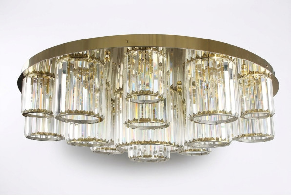 Round chandelier ceiling light ceiling lamp living room gold