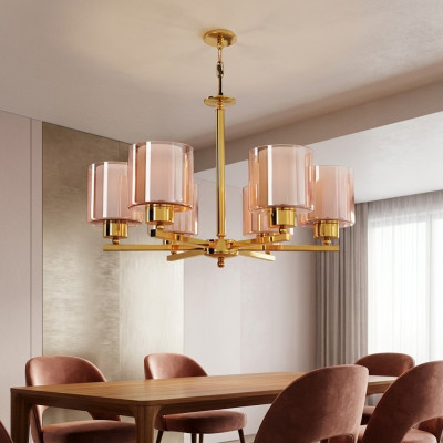 Ceiling lamp pendant light hanging lamp living room luxury chandelier glass.