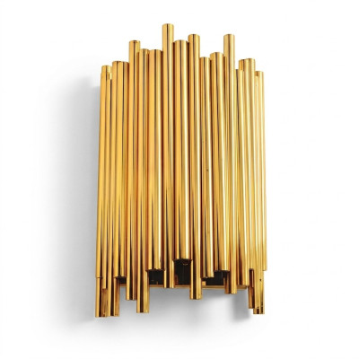 Wall lamp beautiful style modern living room metal base new gold