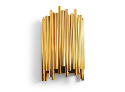 Wall lamp beautiful style modern living room metal base new gold