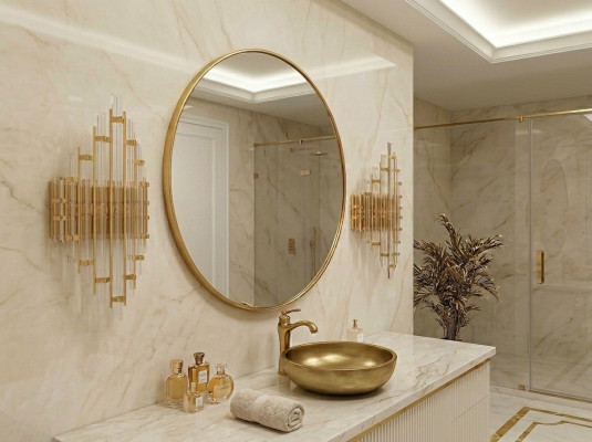 Crystal wall light, luxury gold bedroom style wall lamp for the living room.
