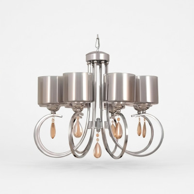 Ceiling lamp beautiful glass lights lamps lamps living room chandelier luxury silver