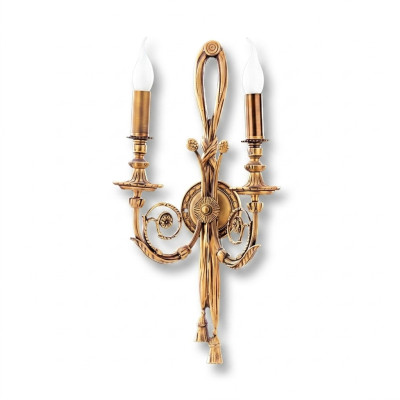 Wall lamp Golden wall light Classic lamp Baroque light Gold