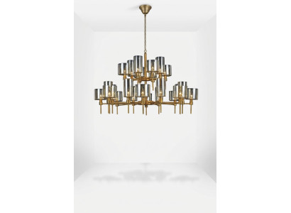 Design lamps 95x120 chandelier beautiful living room light luxury lustre glass