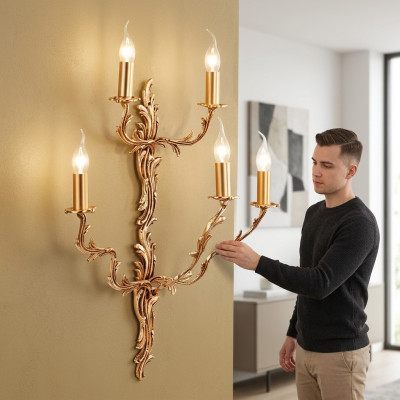 Wall lamp wall lights lamps living room bedroom luxury gold