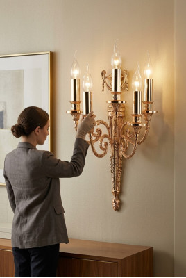 Wall light wall lamp lamps wall lights candles gold wall lamps luminaire