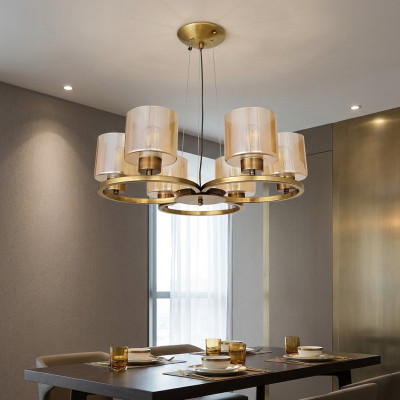 Chandelier Modern Living Room Ceiling Light Luxury New Lustre Glass