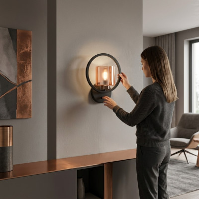 Wall lamp design hallway lamps living room luxury chandelier glass modern