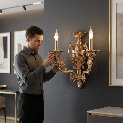 Classic wall lamp chandelier wall lamps light wall crystal