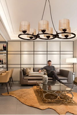 Ceiling lamp living room ceiling lights light shade chandelier luxury