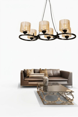 Ceiling lamp living room ceiling lights light shade chandelier luxury