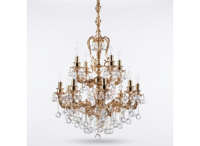Ceiling light chandelier crystal lamp lights lamps gold 65x113