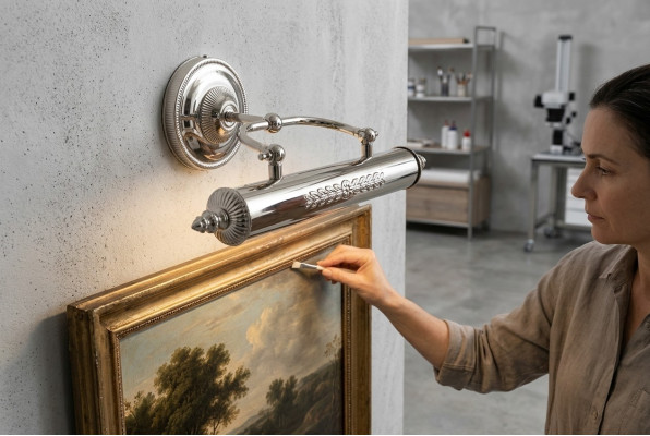 Elegant wall lamp for living room with luxurious metal base