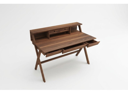 Solid wood desk wooden furniture modern computer table with drawers