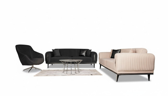 Sofa Couch 3+3 Seating Sofa Set Couches Upholstered Furniture Sofas Set Group