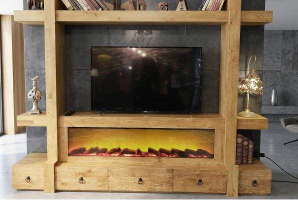 Living room wall TV wooden wall unit living room walls TV 240x205 extension wall