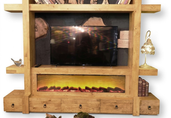 Living room wall TV wooden wall unit living room walls TV 240x205 extension wall