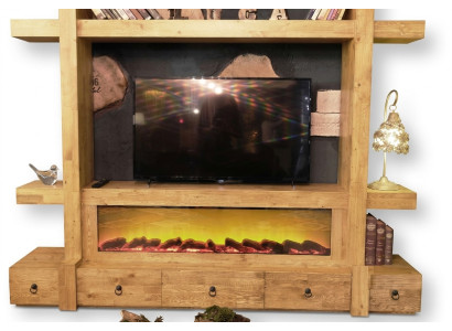 Living room wall TV wooden wall unit living room walls TV 240x205 extension wall