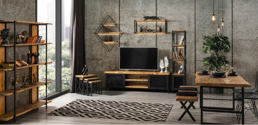 Design Bookshelf Cabinet Wardrobes Wooden Shelves 160x35x180cm Living Room