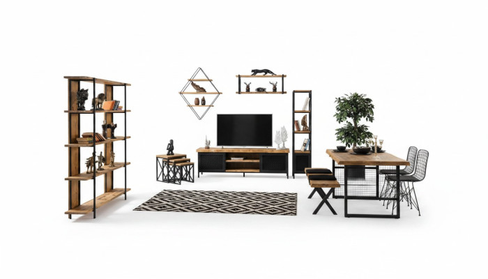 Design Bookshelf Cabinet Wardrobes Wooden Shelves 160x35x180cm Living Room