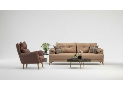 Elegante Sofagarnitur 3+1 Sitzer Komfort und Moderner Stil für Ihr Wohnzimmer