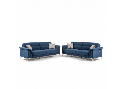 Sofagarnitur Elegantes Design Relaxgarnitur Loungeset Polsterset Gemütliche 3+3