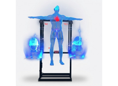 Hologramm Messe Display Werbung Reklametafel Werbefläche Produktpräsentation