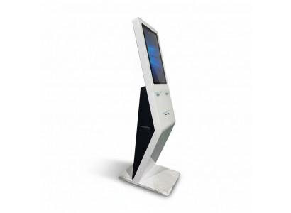Kundenstopp Kunden Informationssystem POI Display Aufsteller Terminal Kiosk