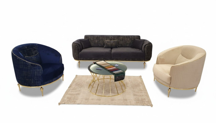 Luxury Sofa Set 311 Seat Sofa Couch Set Living Room Suite 3-piece.