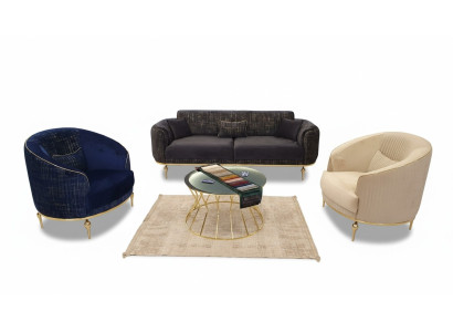 Luxury Sofa Set 311 Seat Sofa Couch Set Living Room Suite 3-piece.