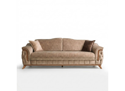 Sofa Couch Dreisitzer Modern Polster Sitz Design Textil Couchen Sofas