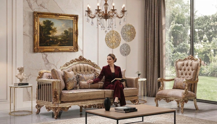 Living room set sofa suite 3+1 seater sofa couch classical couches