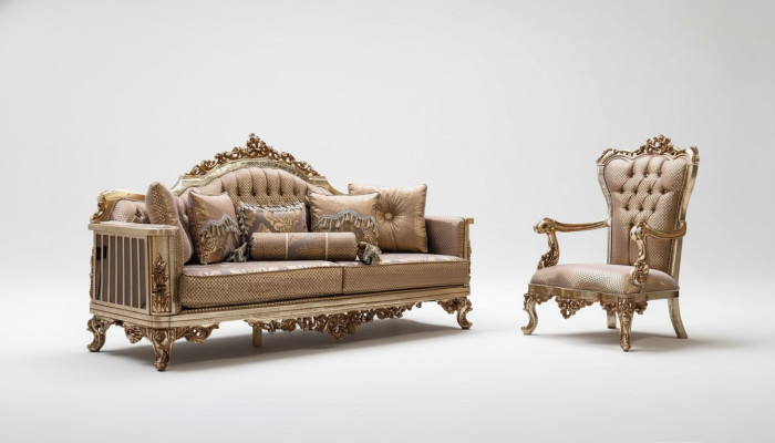 Living room set sofa suite 3+1 seater sofa couch classical couches