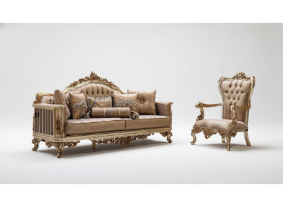 Living room set sofa suite 3+1 seater sofa couch classical couches