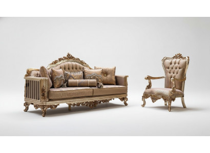 Living room set sofa suite 3+1 seater sofa couch classical couches