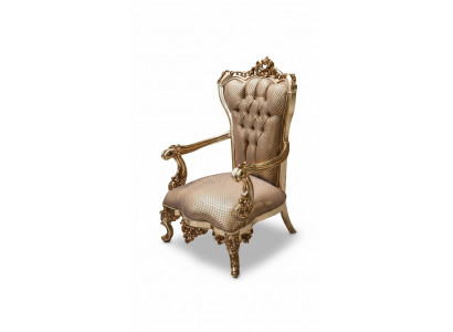 Armchair Living Room Classic Design Armchair Gold Luxury Living Room Textile
